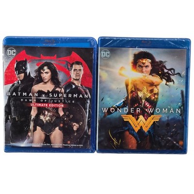 DC New Batman v Superman Ultimate & Wonder Woman Blu-ray Movies Unisex Superhero