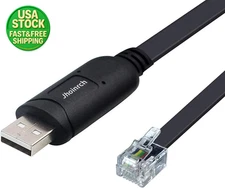 USB to RJ12 RJ11 6P4C RS232 Serial Cable Adapter FT232RNL Chip for APC PDU