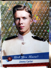 POTUS JIMMY CARTER 2024 HISTORIC AUTOGRAPH DID YOU KNOW? SP#/300 CARD#18