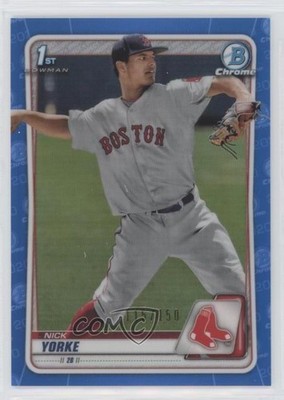 2020 Bowman Draft Chrome Blue Refractor 115/150 Nick Yorke #BD-29 0m8