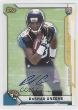 2015 Topps Take it to the House Auto Rashad Greene #18 Auto 1u9