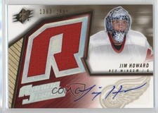 2005-06 SPx Rookie Jersey 1363/1499 Jimmy Howard Jim Howard #175 Auto 0v1