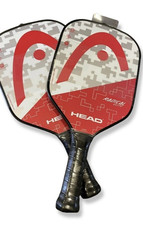 New 2 Head Radical Elite Pickle Ball PickleBall Paddles white / red