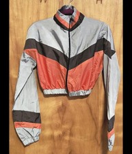 PRETTYLITTLETHING GRAY ORANGE WOMEN JACKET