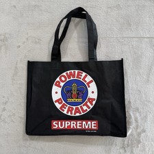 Powell Peralta Supreme Shopping Tote Bag Black