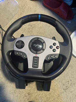 PXN V9 Racing Wheel Wired Set w/ 3 Pedals, Shifter & Paddle Shifters