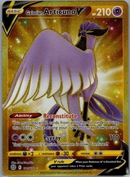 Galarian Articuno V 181/172 Brilliant Stars Secret Rare