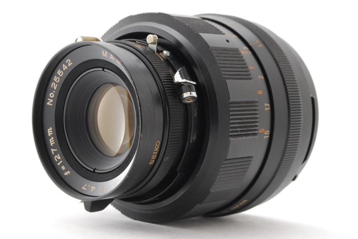 Mamiya Sekor P 127mm f/4.7レンズ EX+5* Mamiya Sekor P 127mm F/4.7 Lens For Universal Press From