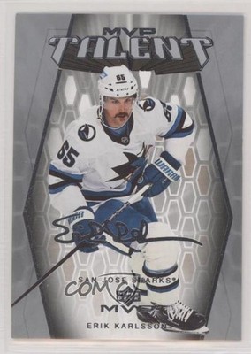 2023 Upper Deck MVP 20th Anniversary Talent Super Script 16/25 Erik Karlsson 2vh