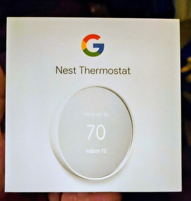 Google Nest Thermostat Snow Smart WiFi Prog 1/2 OFF! GA01334-US Brand NEW SEALED