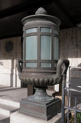 Key West Florida Sidney M Aronovitz Courthouse 2013 Bronze Urn Statue