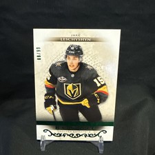 2021-22 Artifacts Emerald #RED210 Jake Leschyshyn RC /99 - Vegas Golden Knights