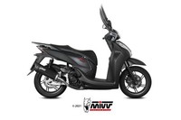 Mivv Mover Auspuff Schwarz Passend FüR Honda SH 300 2007-2020
