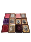 6 Antique Daguerreotype Ambrotype Photographs Lot - Union Gutta Percha Case