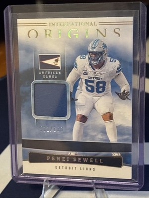 2025 Panini Origins - International Origins Penei Sewell #IO-1 /199