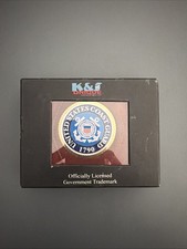 K S Unique Coast Guard Emblem Wallet