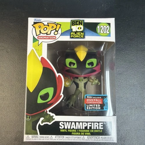 Funko Pop! Animation: Ben 10 Alien Force Swampfire #1202 NYCC 2022  NIB