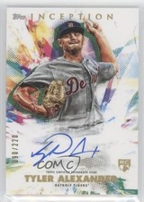 2020 Topps Inception Rookies & Emerging Stars 90/220 Tyler Alexander Auto 0a4s