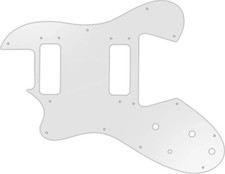 WD Custom Pickguard For Left Hand Ovation Viper #22 Translucent Milk White