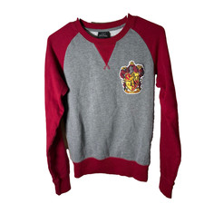 Universal Studios Harry Potter Gryffindor Sweatshirt Women's XS Gray Red Top