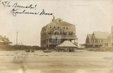 Kenberma MA (Hull) Bermaken Hotel & Buildings RPPC Photo Postcard COPY
