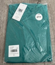 Hurley Women's UPF 50 Long Sleeve Rashguard Emerald Green M - NEW