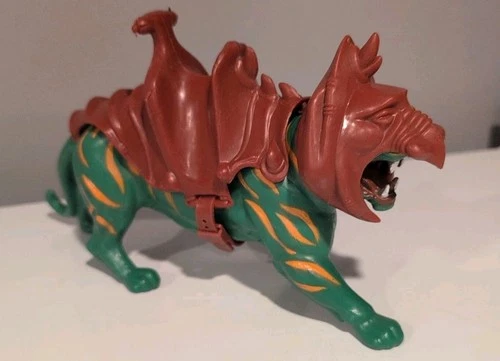 He-Man Battle Cat Cringer  COMPLETE MOTU Vintage 1980s