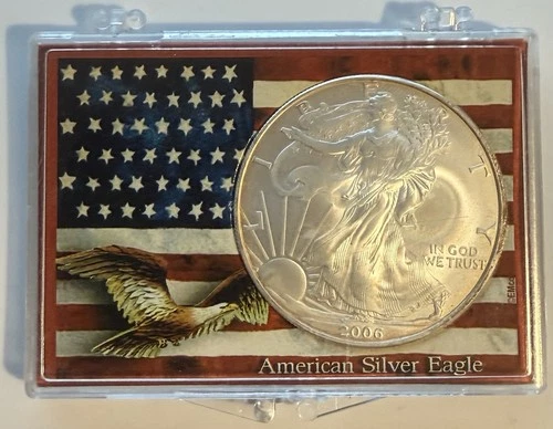 2006 Walking Liberty American Eagle 1oz .999 Fine Silver $1 Dollar USA