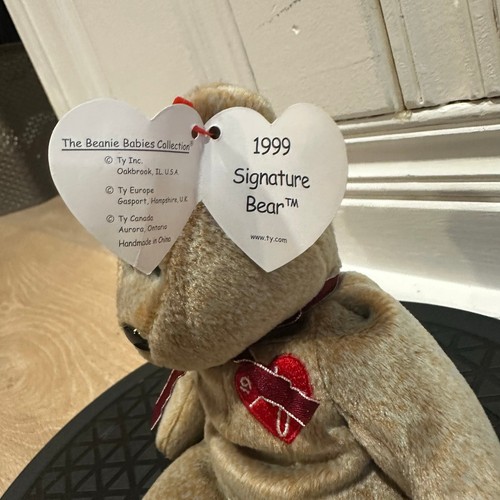 Ty Beanie Baby 1999 signature bear - Picture 2 of 5