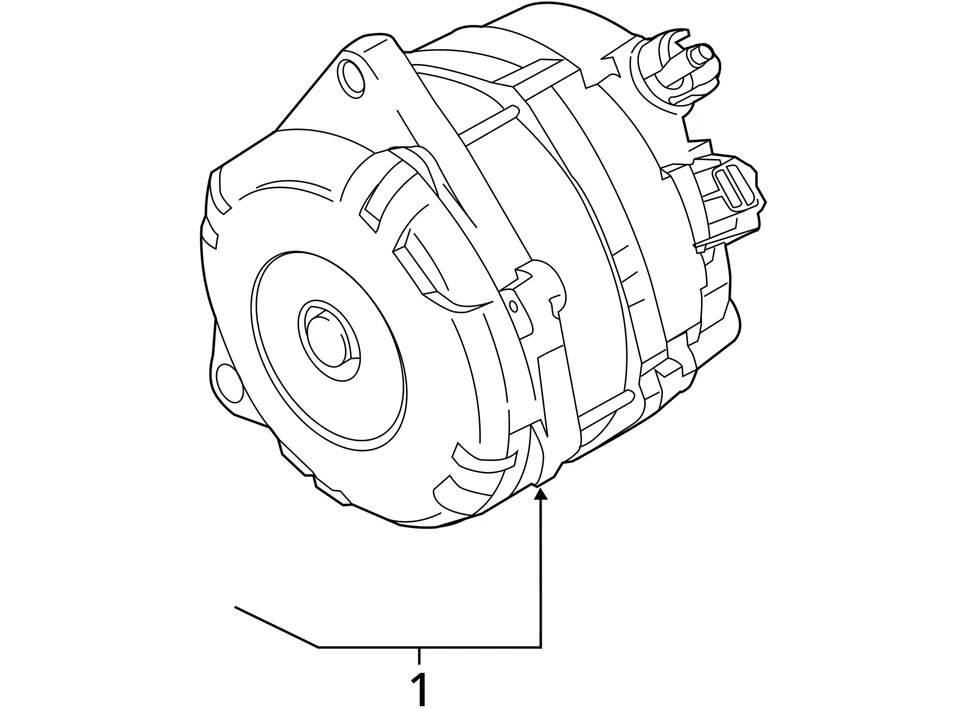 Alternator Heated With Cooled Seats Fits 15-23 EDGE 2621369 — 第 4/4 张图片