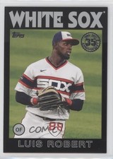 2021 Topps 1986 Baseball 35th Anniversary Black 30/299 Luis Robert #86B-75 o7m