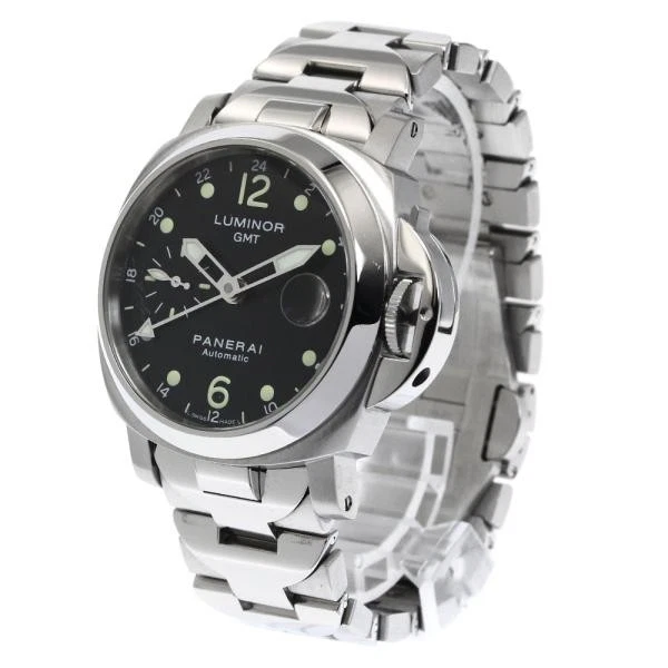 Panerai — Officine Panerai Luminor PAM00160 40mm SS Black Dial Automatic Watch #C3769