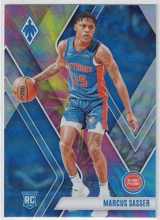 2023-24 Panini Phoenix Marcus Sasser #263 Color Burst RC - Detroit Pistons