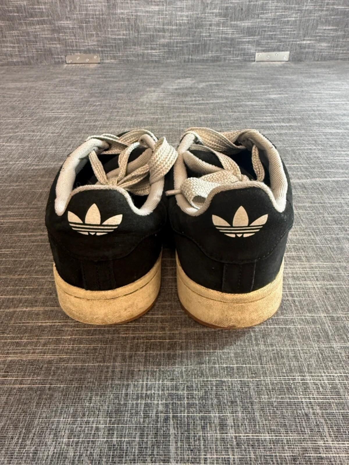 Adidas Campus Black White Trainers UK 6.5 image 2