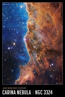 James Webb Telescope Carina Nebula Poster