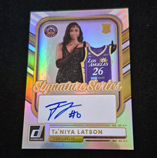 2026 Panini WNBA Donruss Ta'Niya Latson Los Angeles Sparks Signature Auto SS-TL