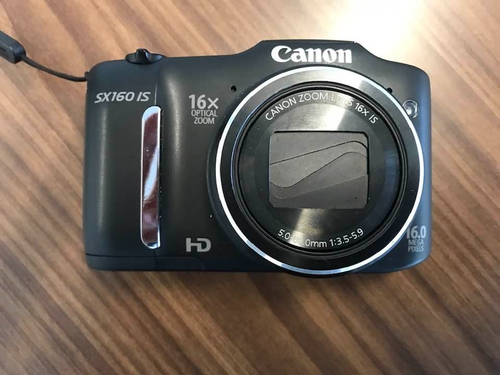 Canon PowerShot SX160 IS 16 MP 16x Opt. Zoom Compact Digital Camera No ...