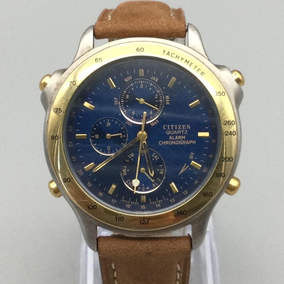 DEUXIEME CLASSE - MAINE vintage ベージュ Vintage Citizen Mens Chronograph Watch 38mm Two Tone 6850-G80272