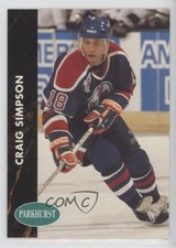 1991-92 Parkhurst Craig Simpson #54 0a4