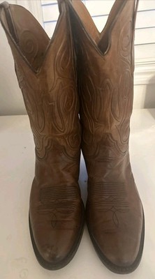 Black Jack Boots 9 D Burnished Peanut Ranch Hand Cowboy Boots