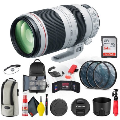 Canon EF 100-400mm f/4.5-5.6L IS II USM Lens - White for sale