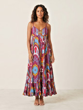 NWT Guadalupe Ikat Amira Dress Vino, Size Medium ($185 Retail)