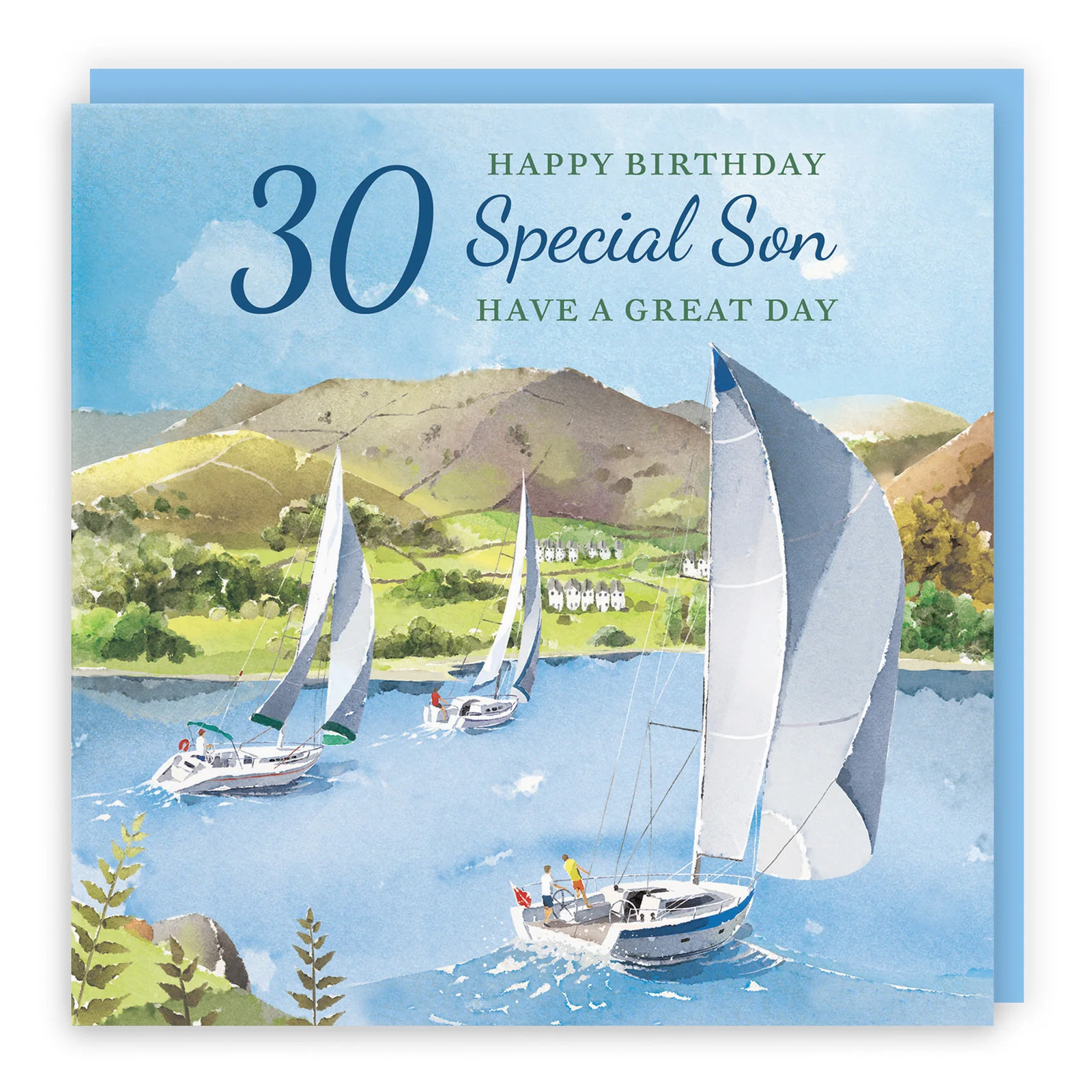 30th Son Birthday Card Sailing Boats Milo's Gallery