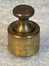 2 DRAM  AP - Paris Apothecaries Balance Scale Weight Antique 7.78g