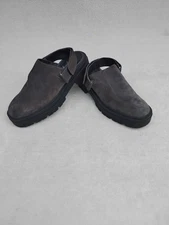 Women's Size 10.5 Free People Milo Suede Leather Sling Back Mule In Great Cond