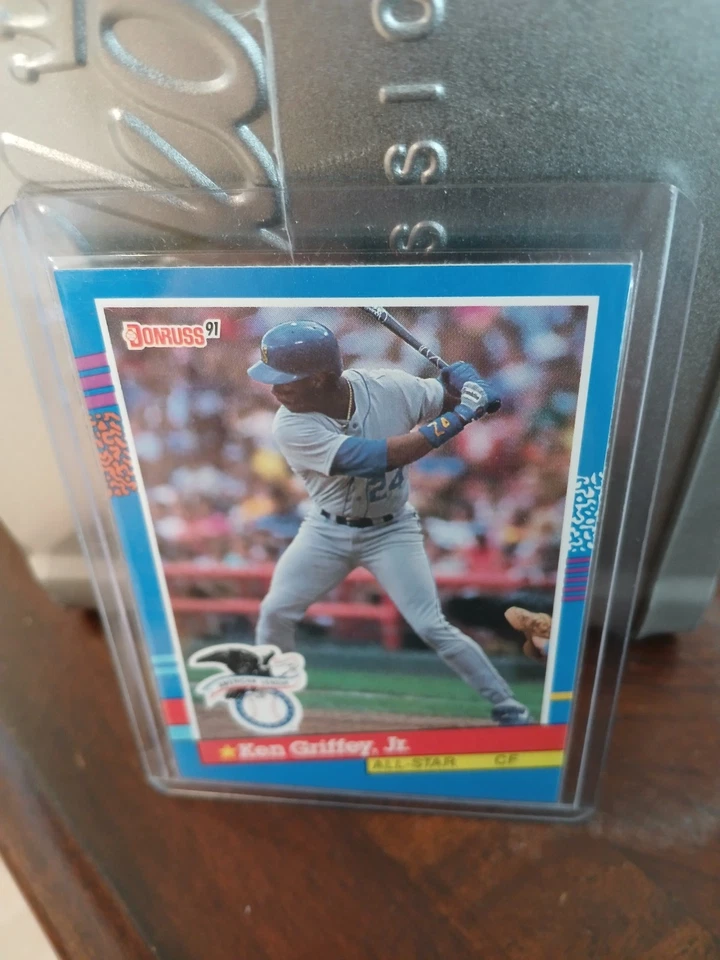 Tarjeta de error Donruss Ken Griffey Jr 1991 - sin punto después de Inc como nueva  Foto 2 de 4