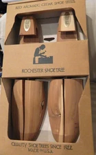 NEW in BOX - Rochester Shoe Trees - Red Aromatic Cedar - XL - Mens SZ 12 W to 14