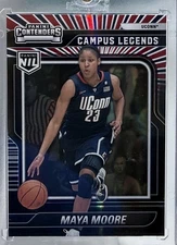 2024-25 Panini UCONN NIL - Maya Moore Campus Legends #2 Red White Blue