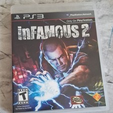 Sony inFAMOUS 2 PS3 Not For Resale w/ Case & Manual, Action, T, 2011