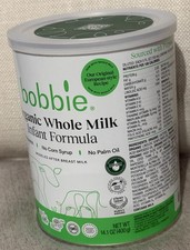 1 Bobbie Grass Fed Whole Milk Infant Formula Iron 14Oz Can Exp 01/12/27